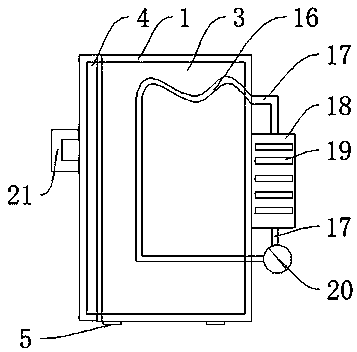 Low-temperature sterilizing device for honey production