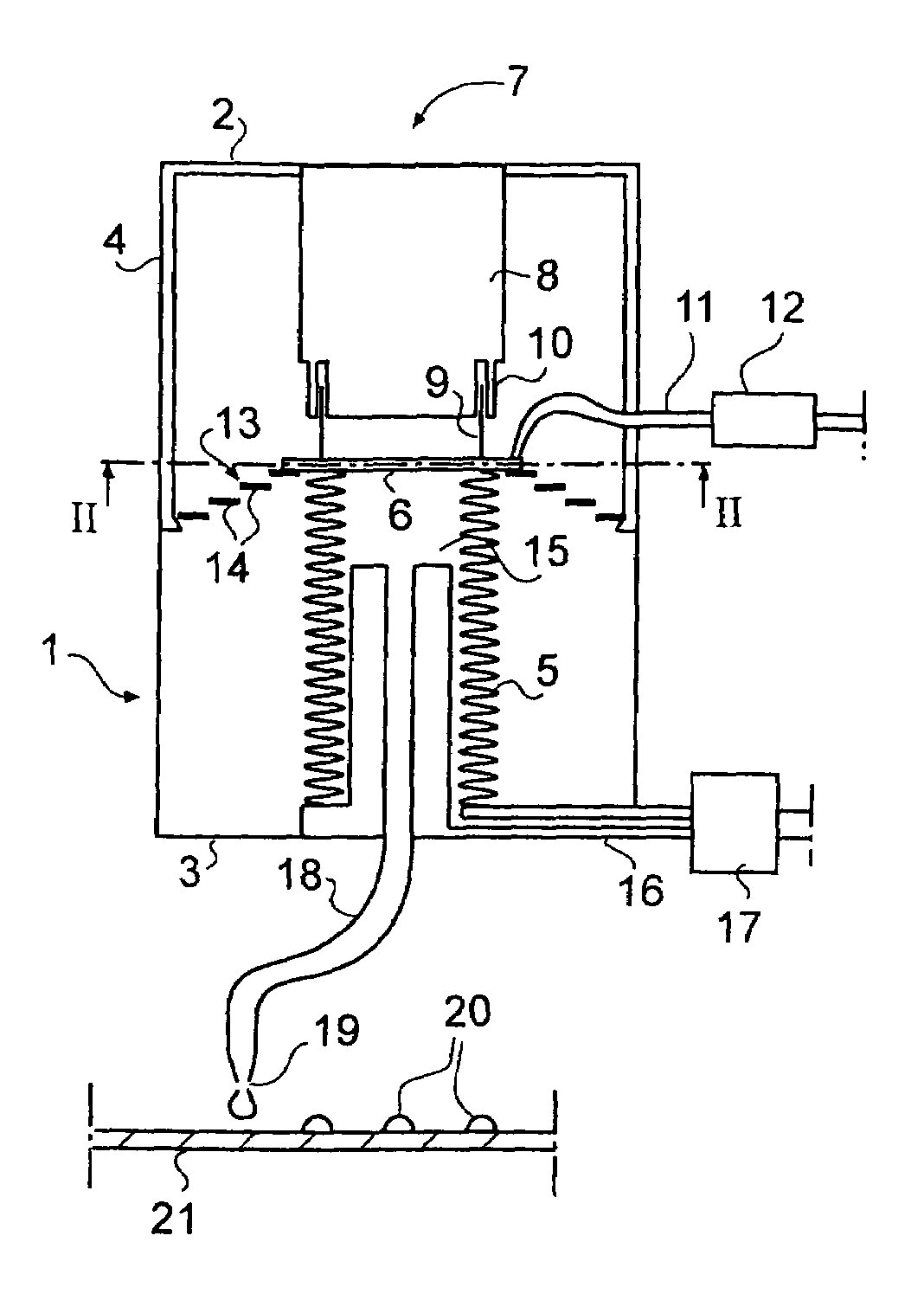 Quantitative dosing of small amounts of liquids