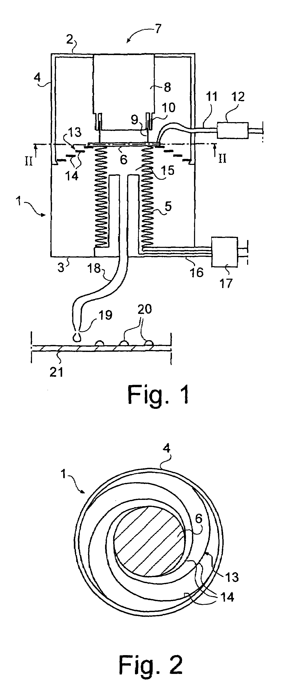 Quantitative dosing of small amounts of liquids