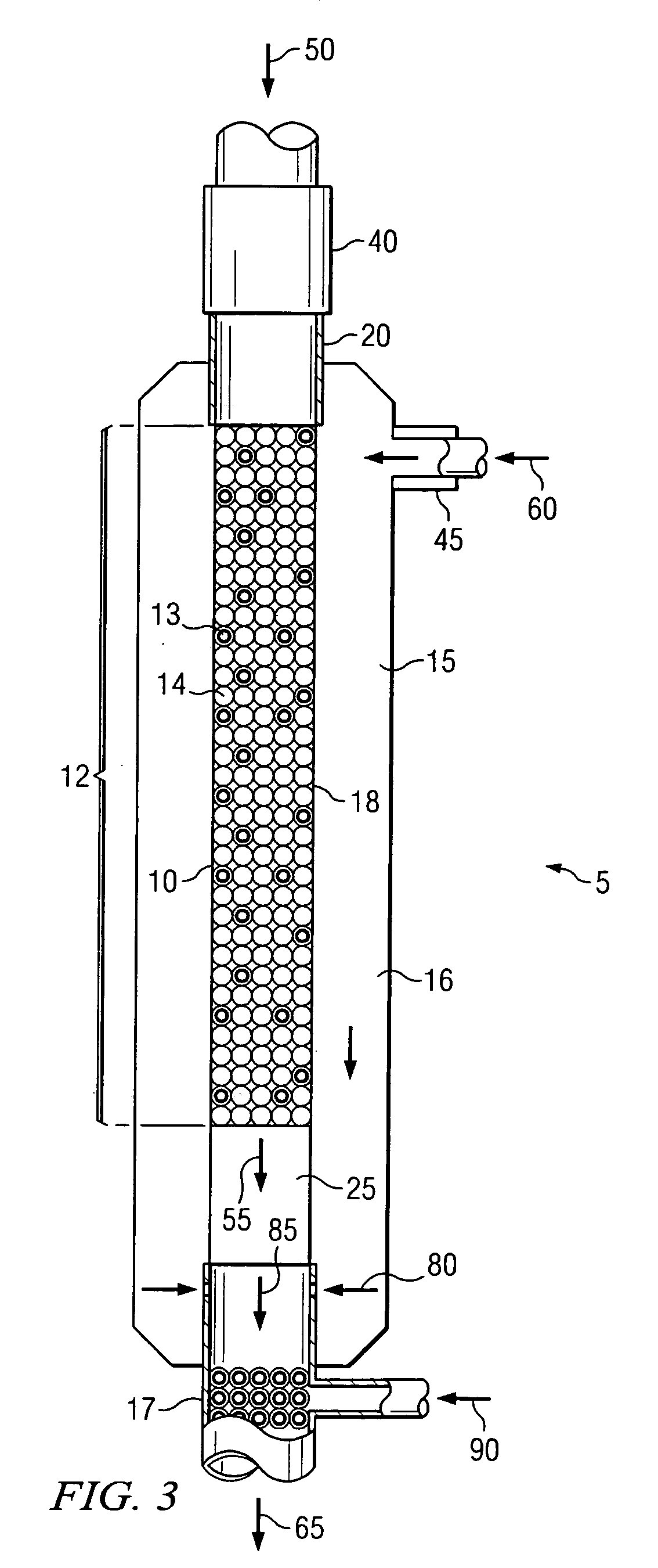 Reactor and process for converting alkanes to alkenes