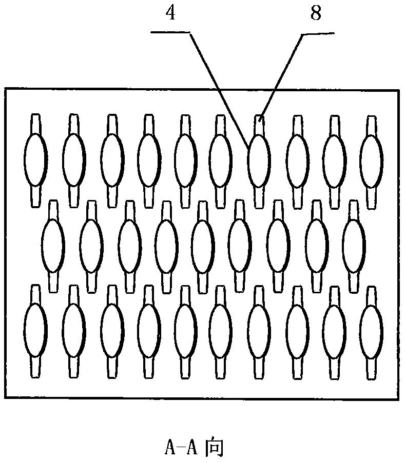 Diversion type low-flow-resistance heat pipe heat exchanger