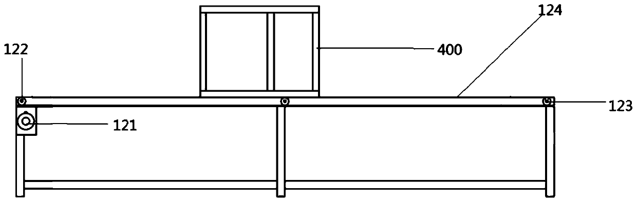 Assembly line conveying device