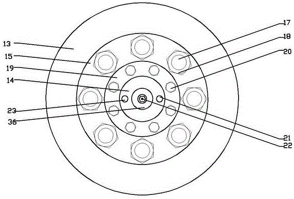 Device for testing permeability under high temperature and high pressure