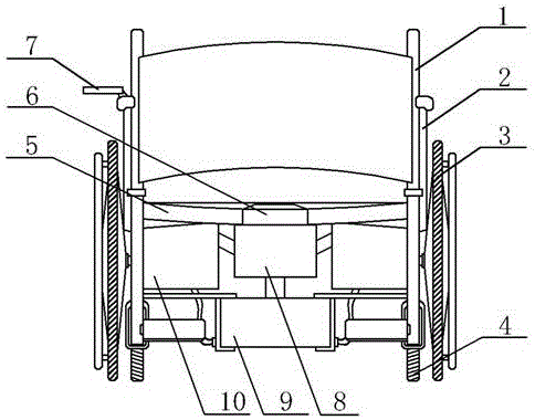 Electronic automatic toilet bowl seat defecation treating device