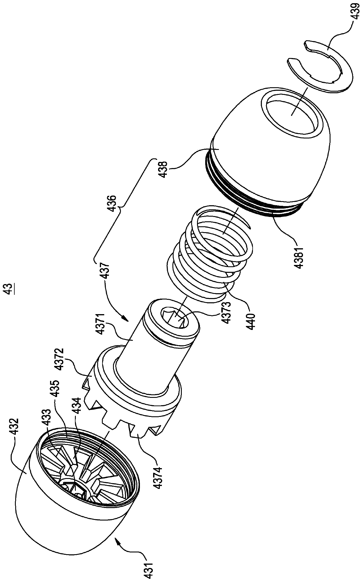 Electric table tripod and its coupling and electric table using the table tripod