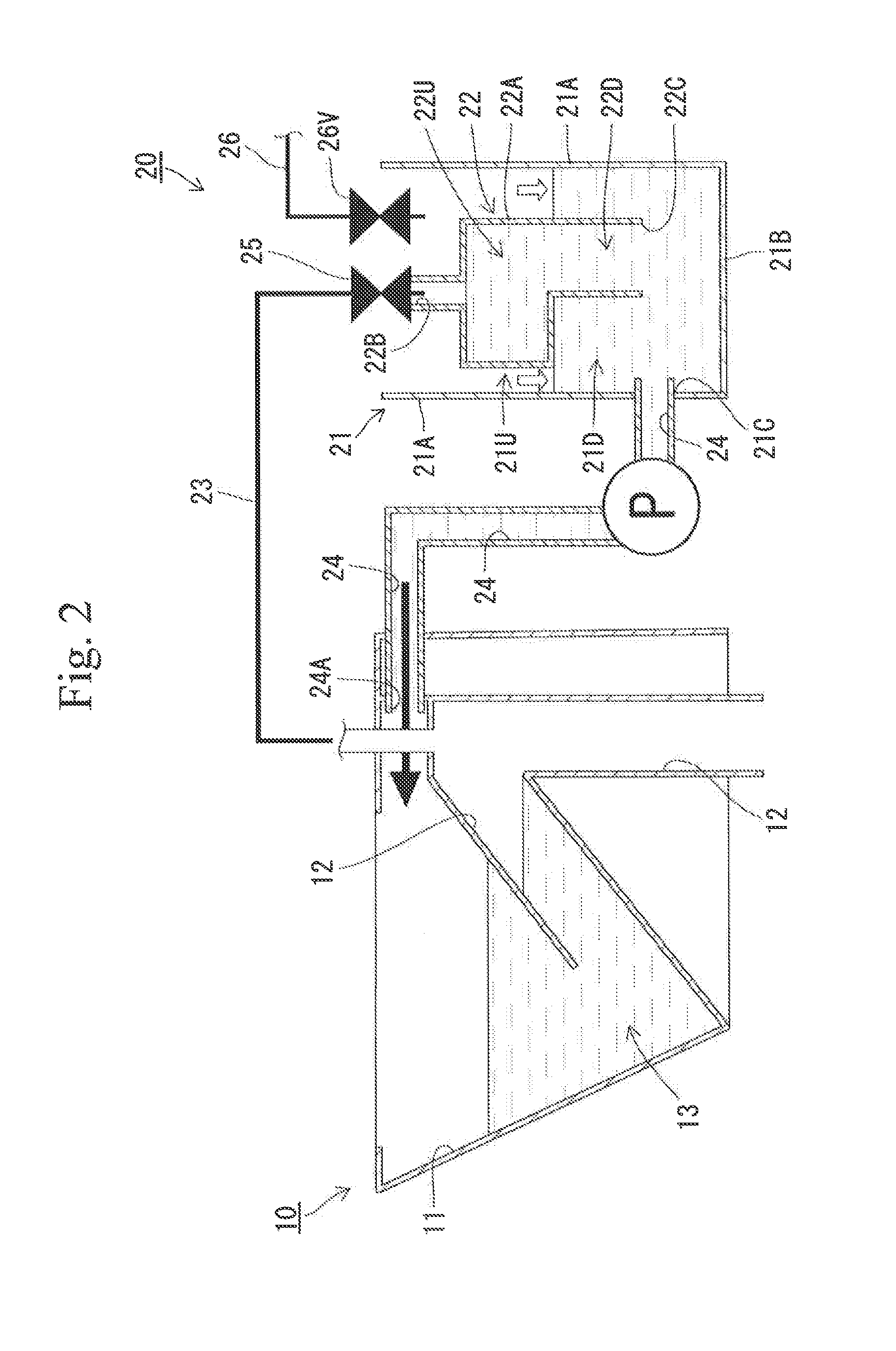 Toilet flushing device and flush toilet