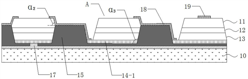 A vertical high-voltage light-emitting diode chip and its manufacturing method