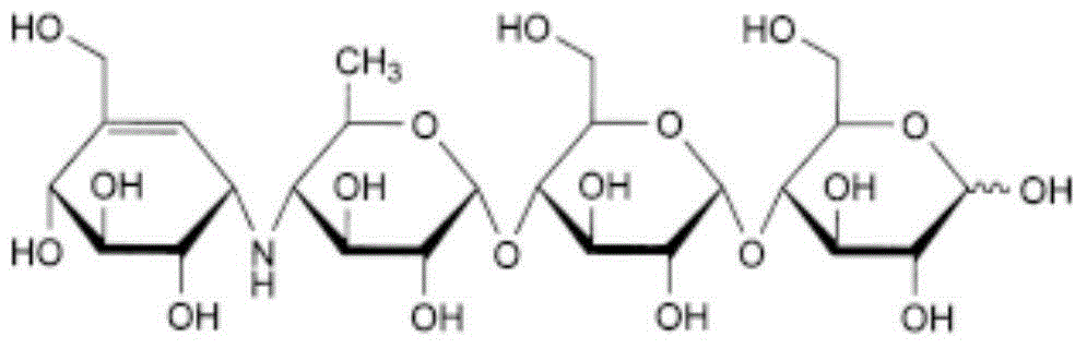 Acarbose capsule and preparation method thereof