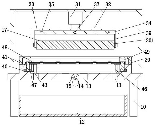 Composite processing equipment for manufacturing multi-layer composite board