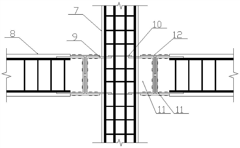 Friction energy dissipation supporting structure, assembly type supporting frame system and construction method