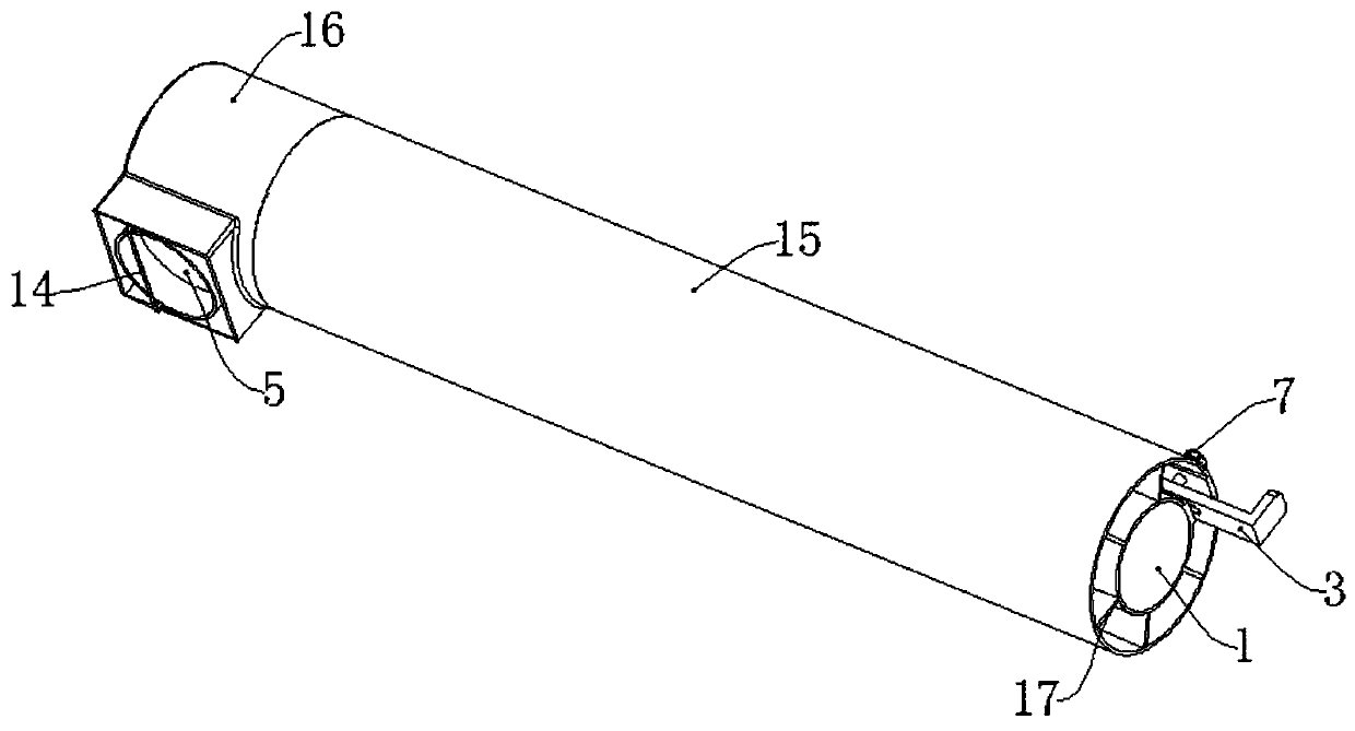 Negative pressure suction type tumor excision device