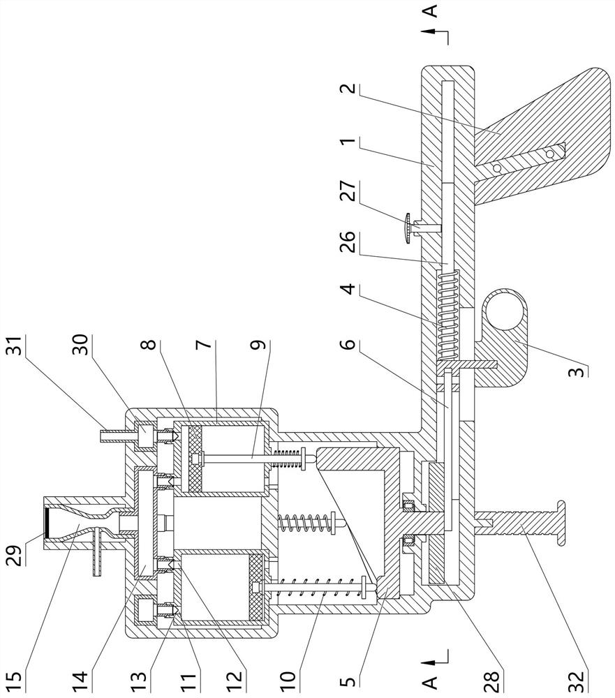 A sputum suction device for emergency department