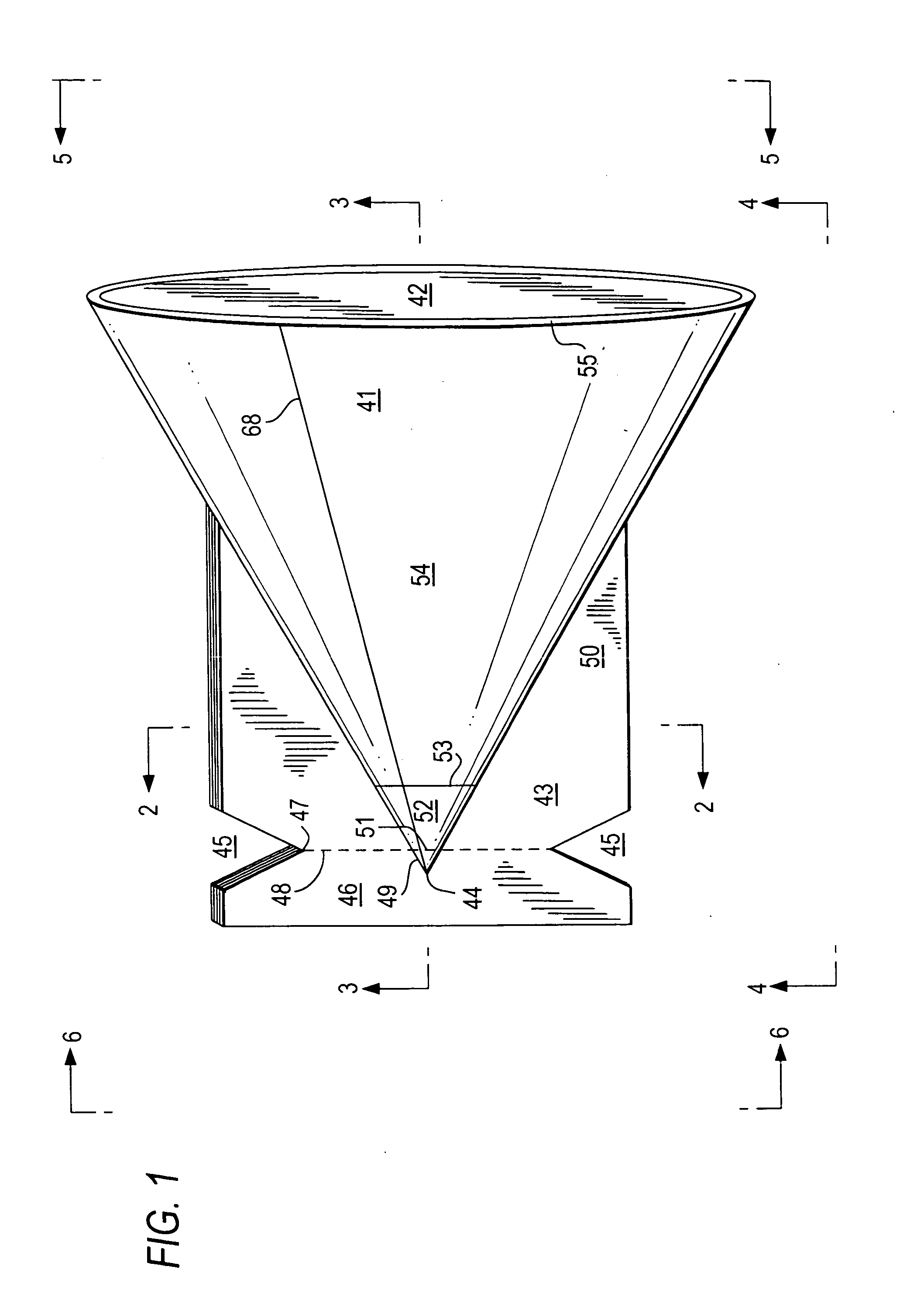 Conical reinforced re-sealable dispenser