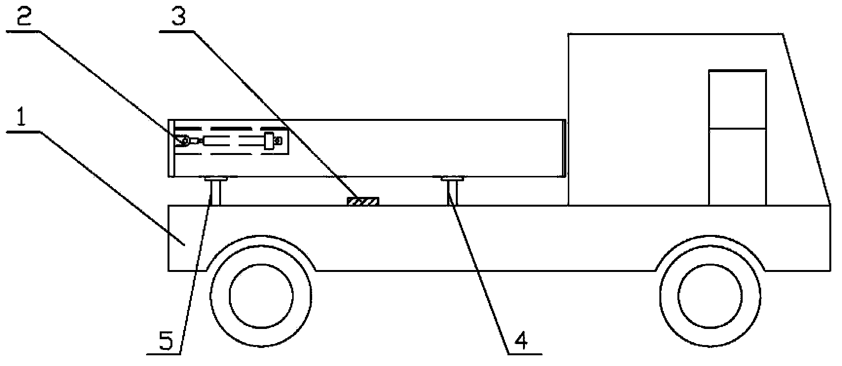 Balance self-open tilting cart