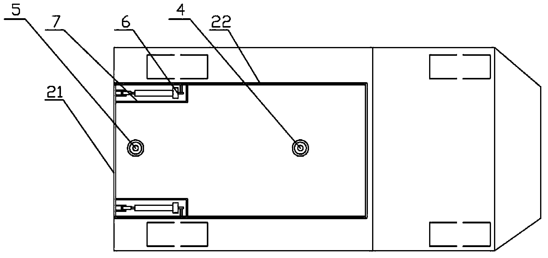 Balance self-open tilting cart