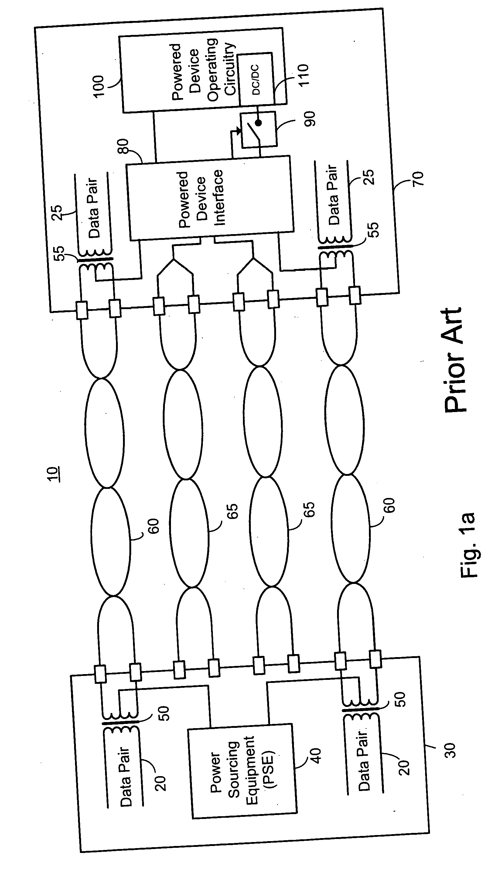 Redundant powered device circuit