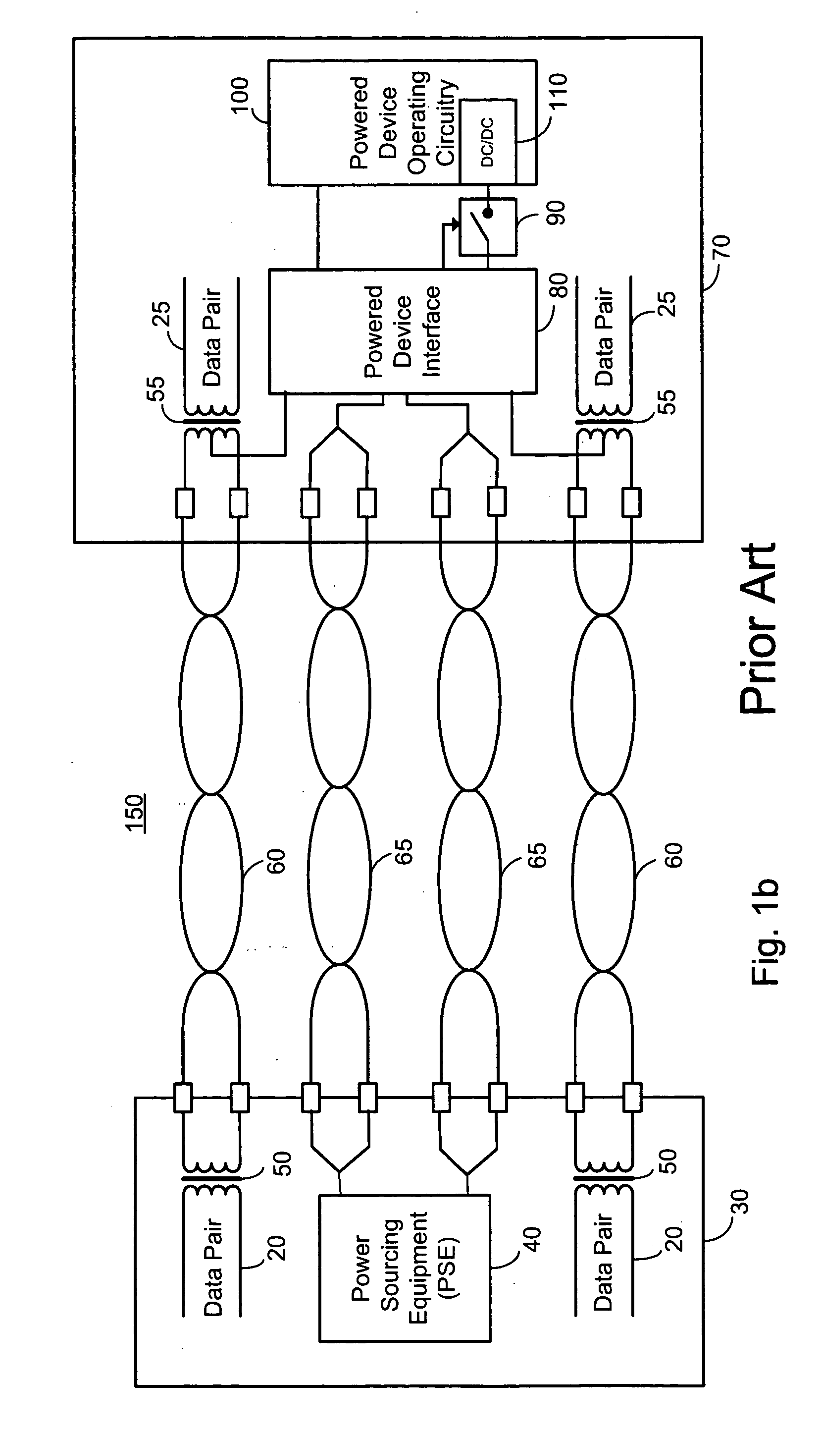 Redundant powered device circuit