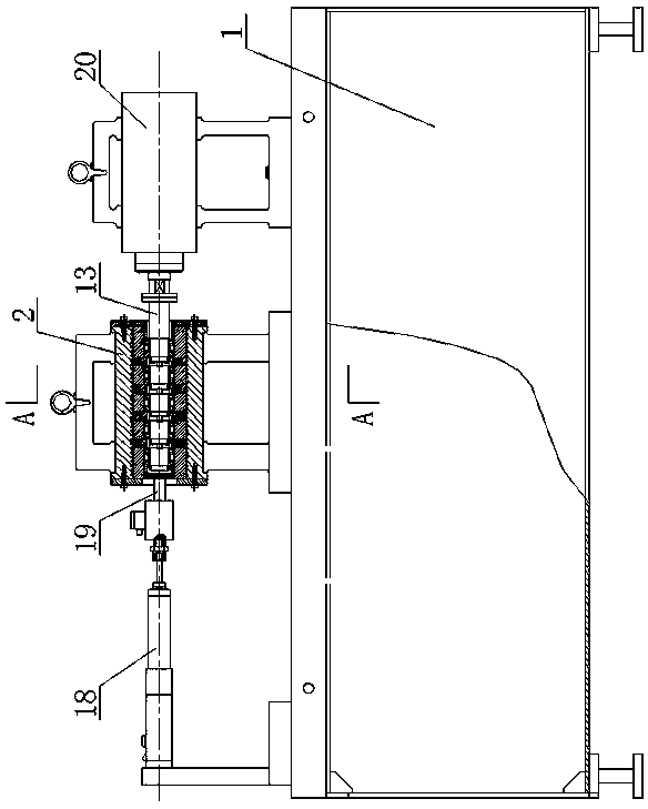 A device capable of simultaneously testing multiple pairs of bearings for axial loading