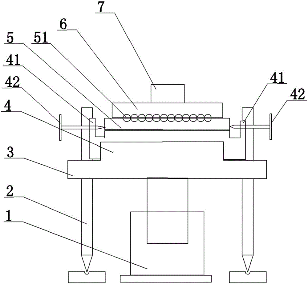 Steel beam positioning adjustment device