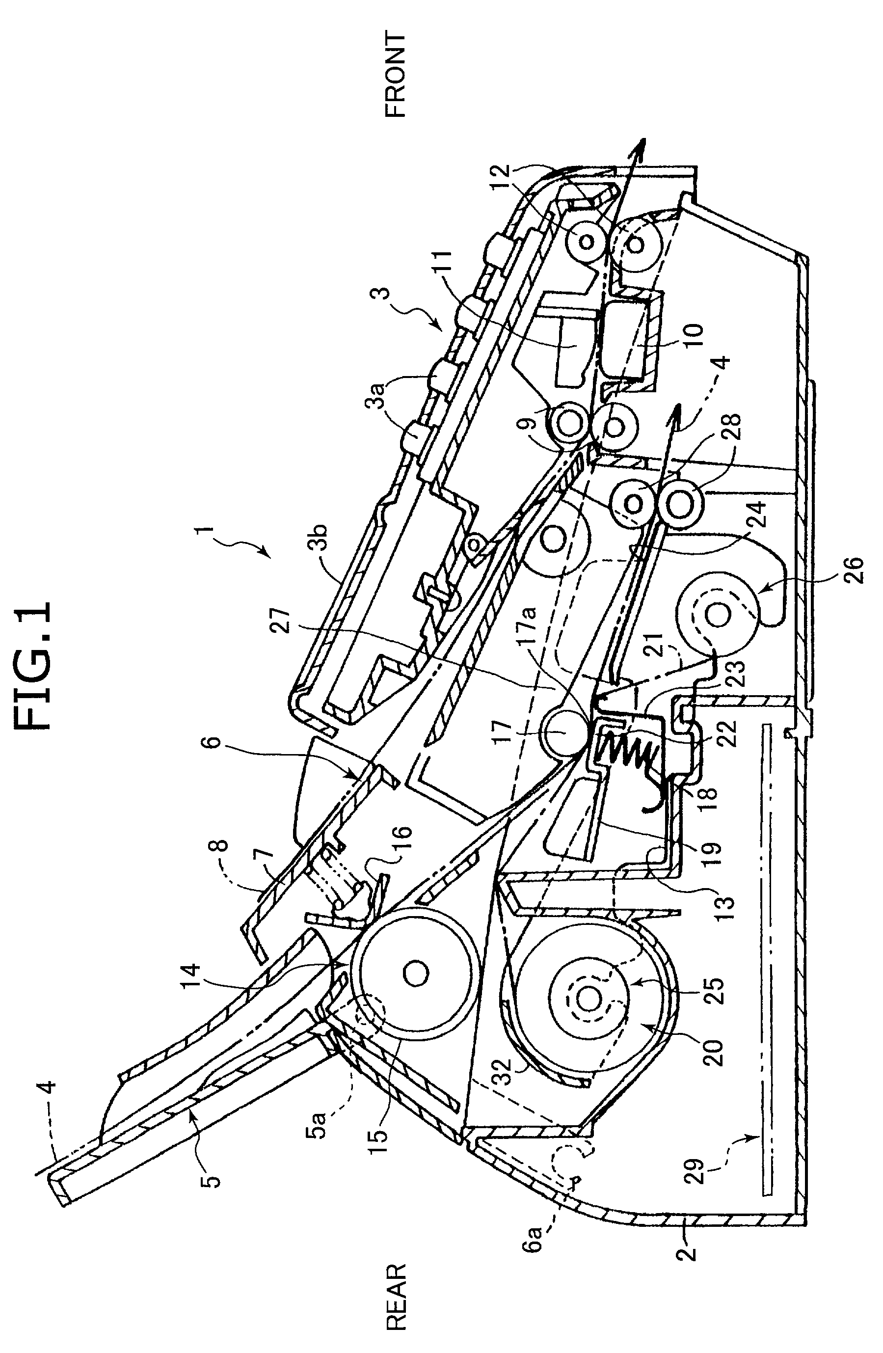 Image forming device and ink sheet cartridge mounted on the image forming device