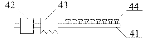 Energy-saving type treatment device for chemical engineering production waste gas