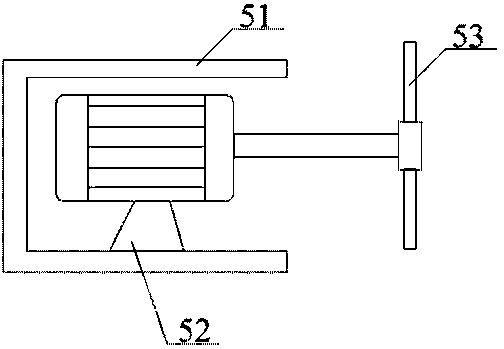 Energy-saving type treatment device for chemical engineering production waste gas