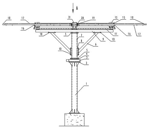 Two-axis rotary automatic tracking solar device