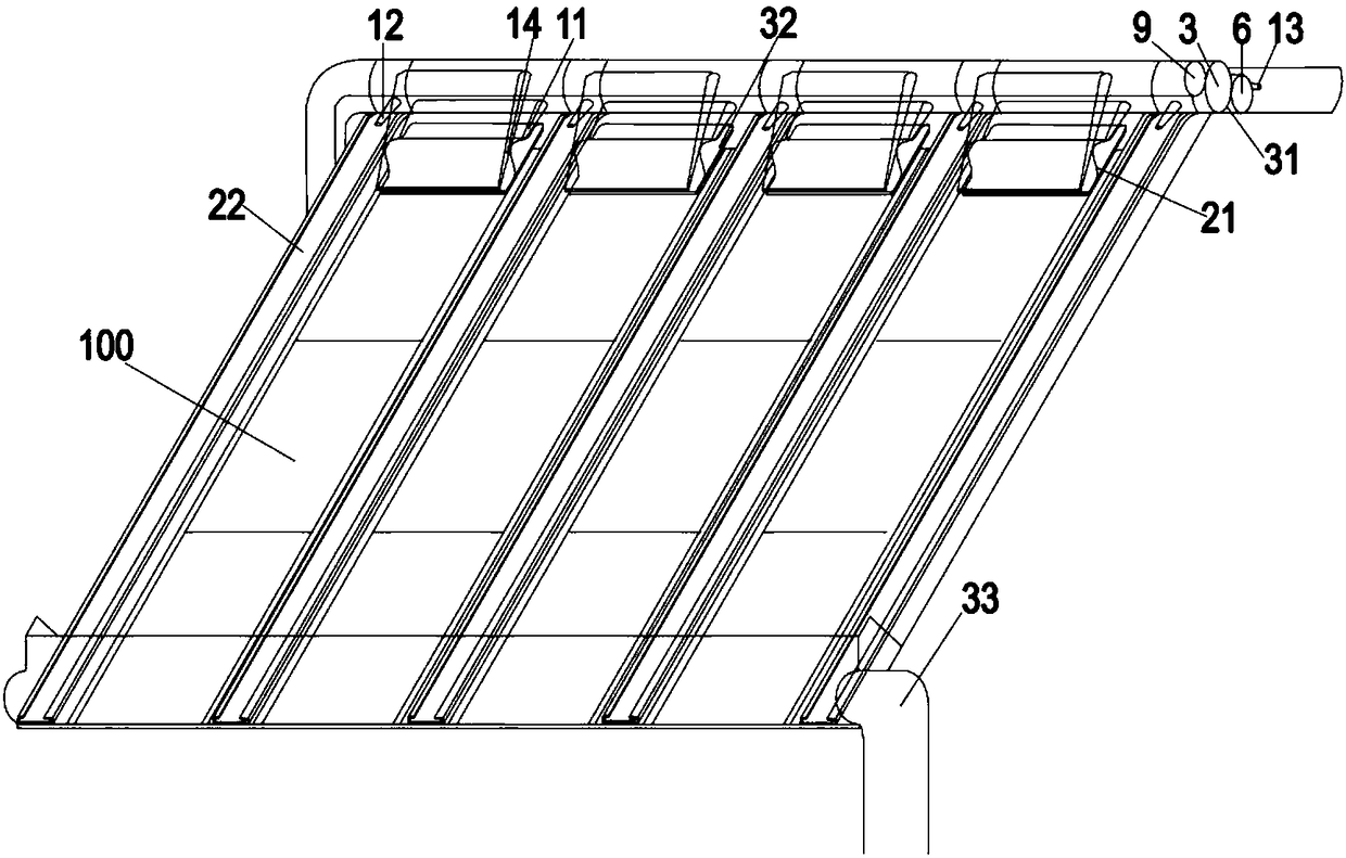 Cleaning device for solar panel