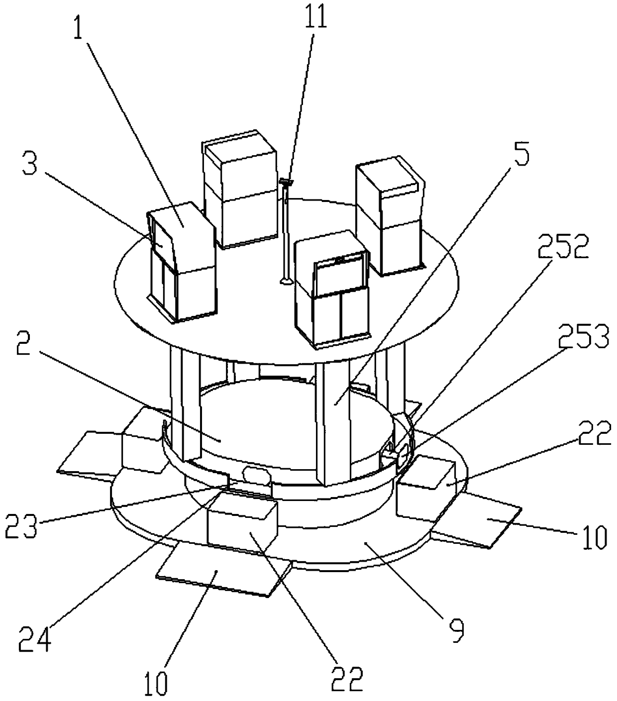 Intelligent garbage sorting device and control system