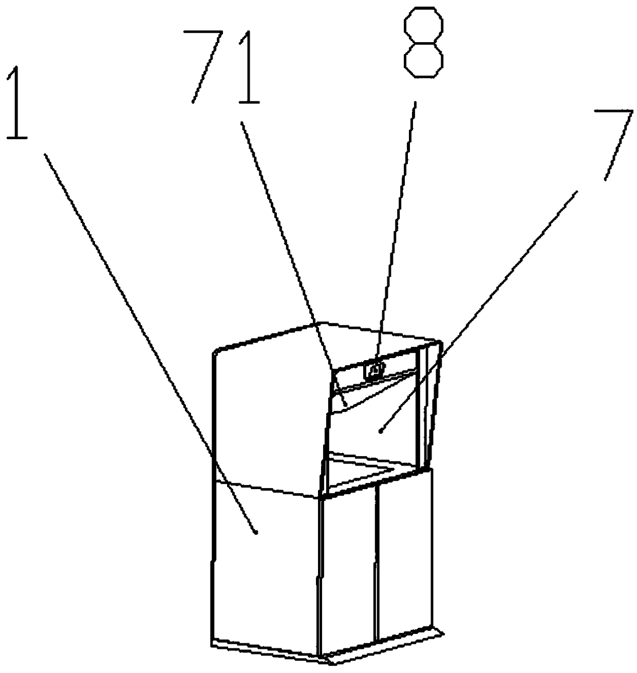 Intelligent garbage sorting device and control system