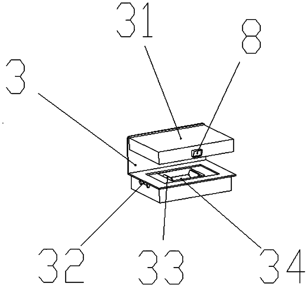 Intelligent garbage sorting device and control system