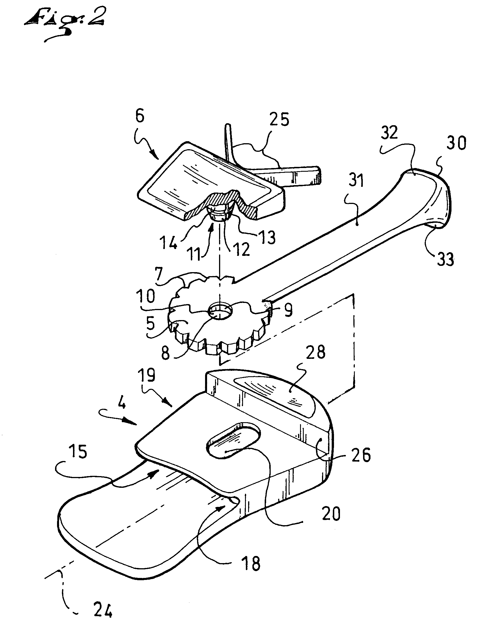 Lace blocking device