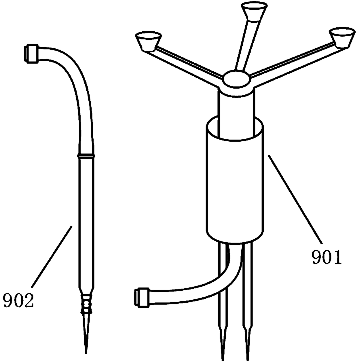 Intelligent flower irrigation system and planting flower identification method thereof