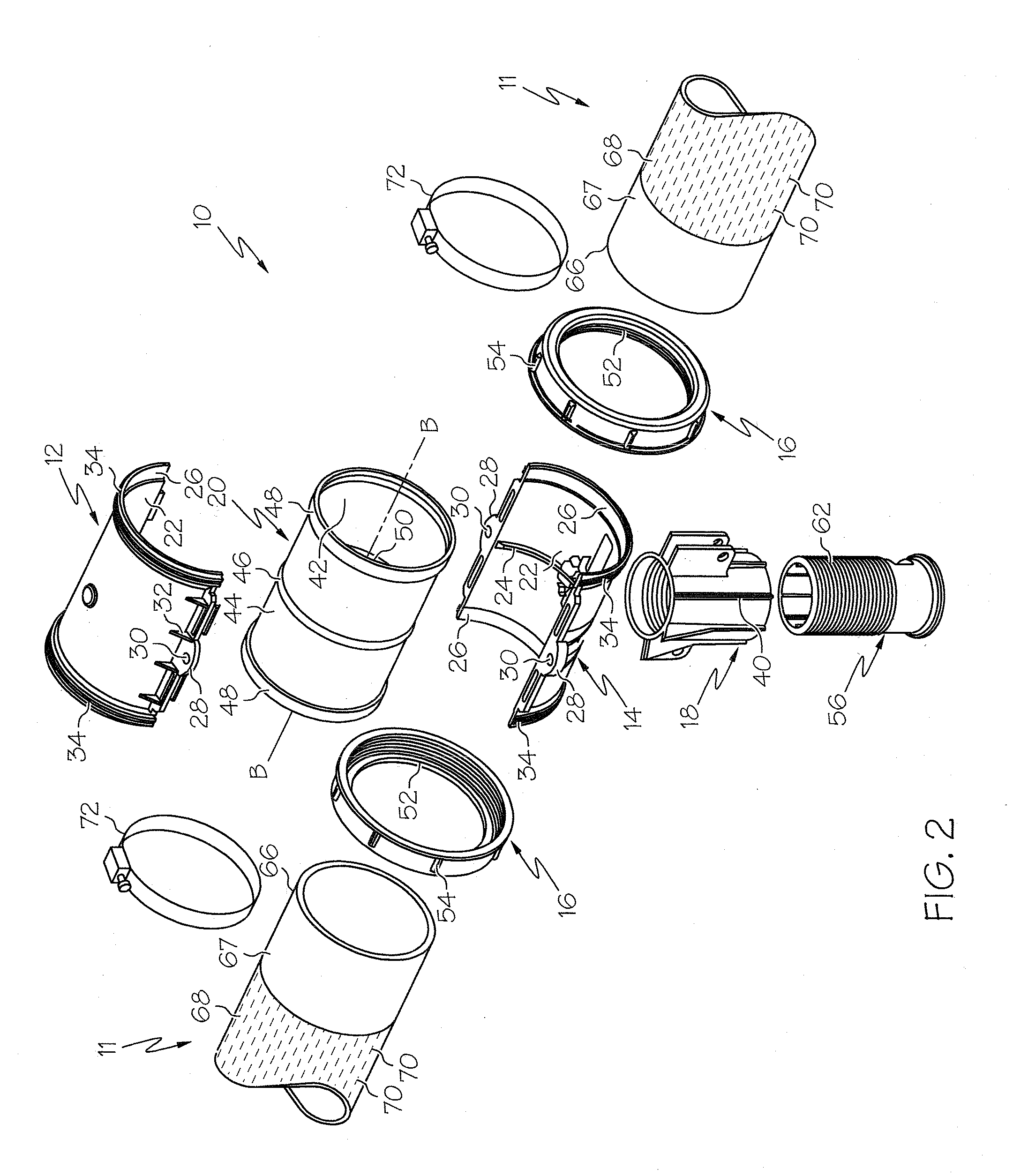 Modular diffuser body and aeration system