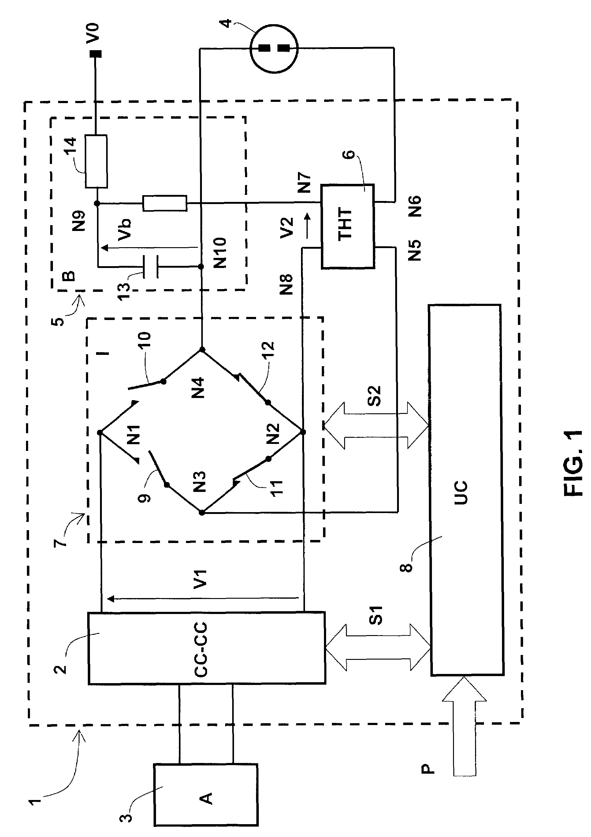 Ballast for a gas discharge lamp and a method of controlling this ballast