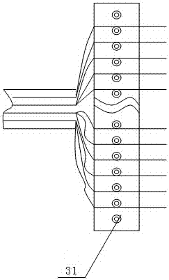 Multi-wire induction heating water cooling production line