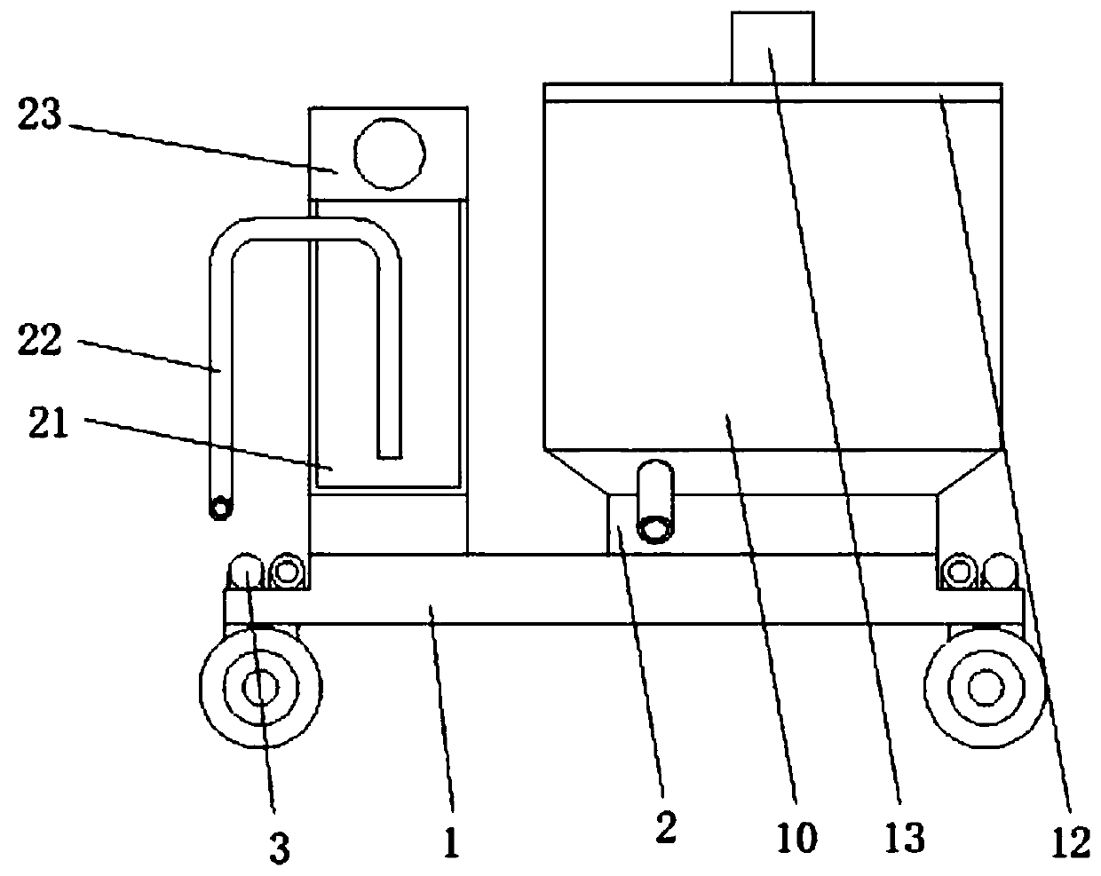 Cub feeding device for industrial breeding in animal husbandry