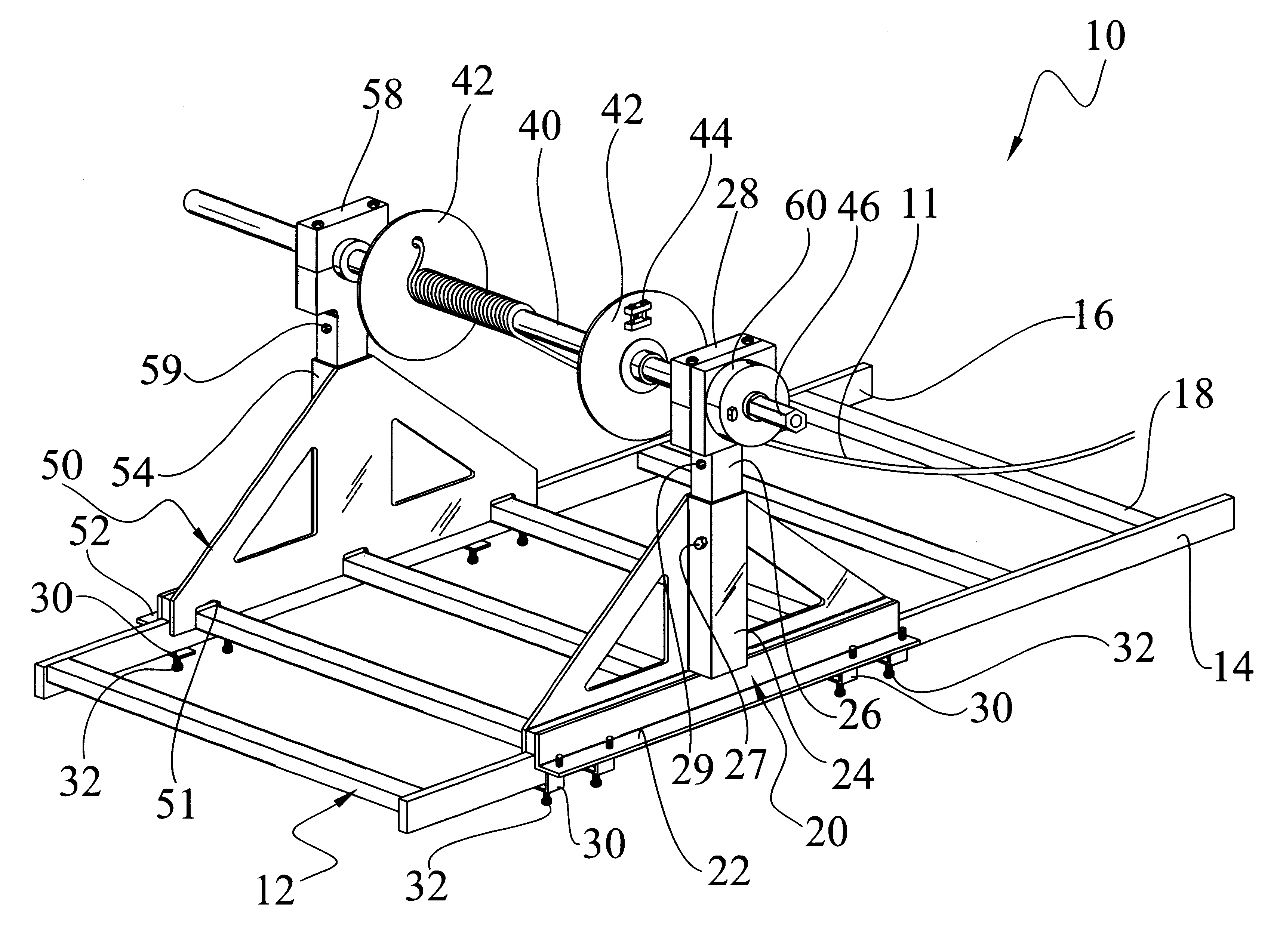 Cable rack mounted cable puller and installation system