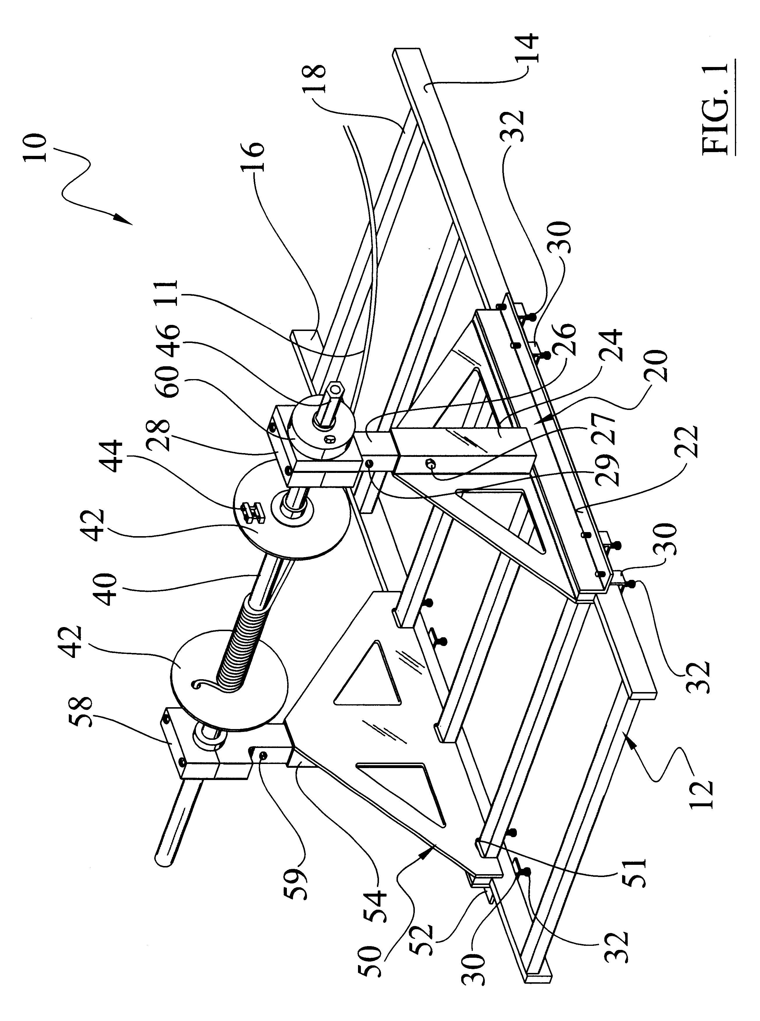 Cable rack mounted cable puller and installation system