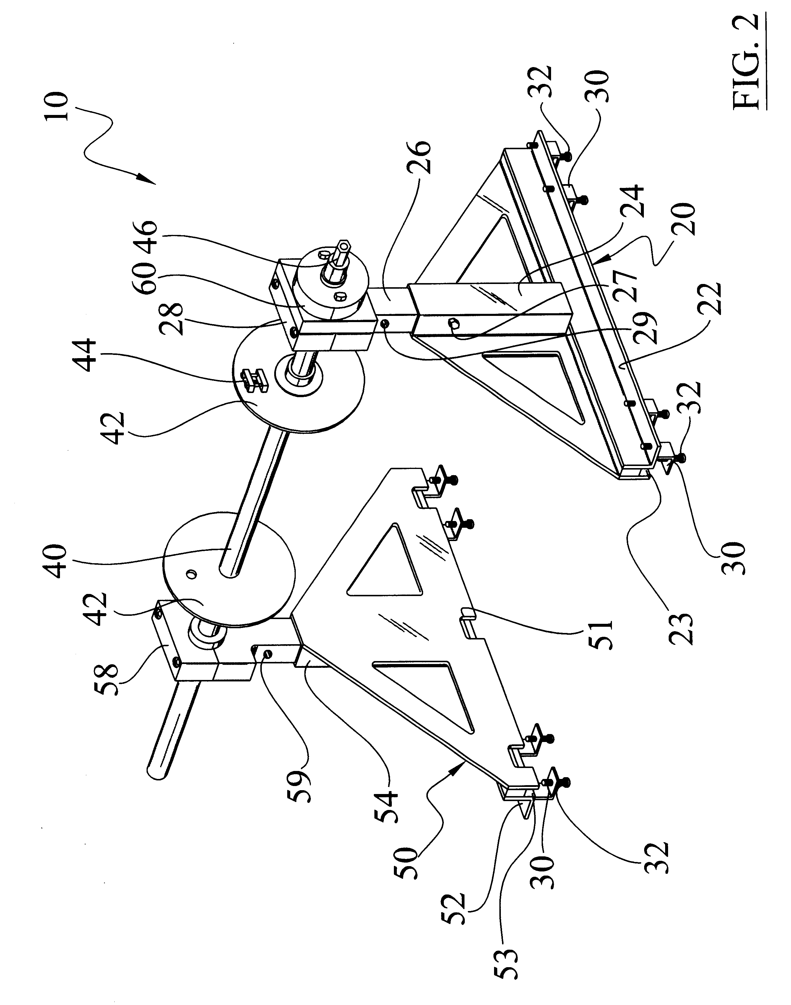 Cable rack mounted cable puller and installation system