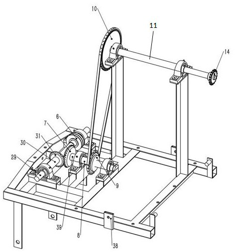 Small-sized boxing type potato harvesting combined machine