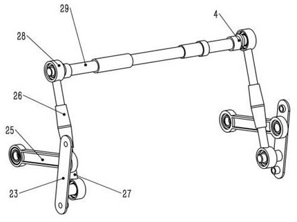 Small-sized boxing type potato harvesting combined machine