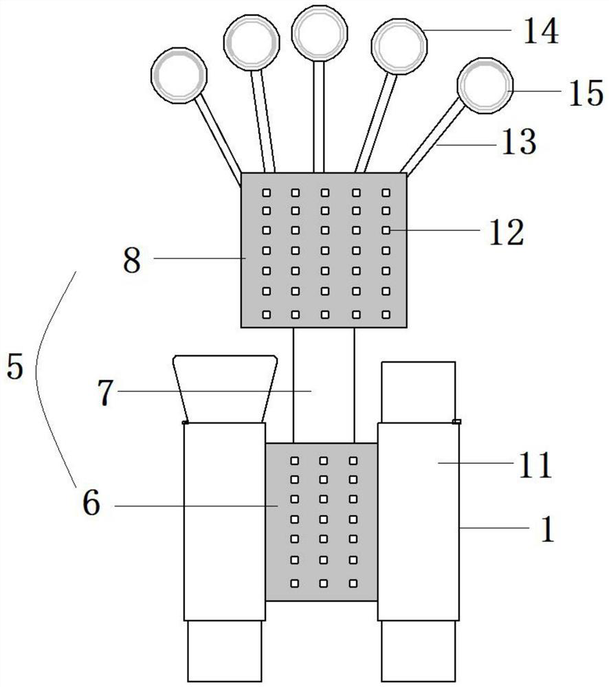 Distal radius fracture fixing device with longitudinal traction function