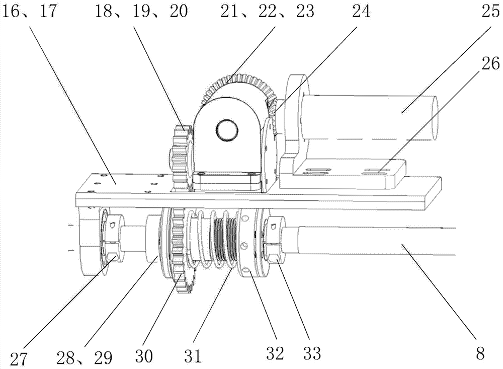 A large-diameter photoelectric theodolite lens tube protective cover