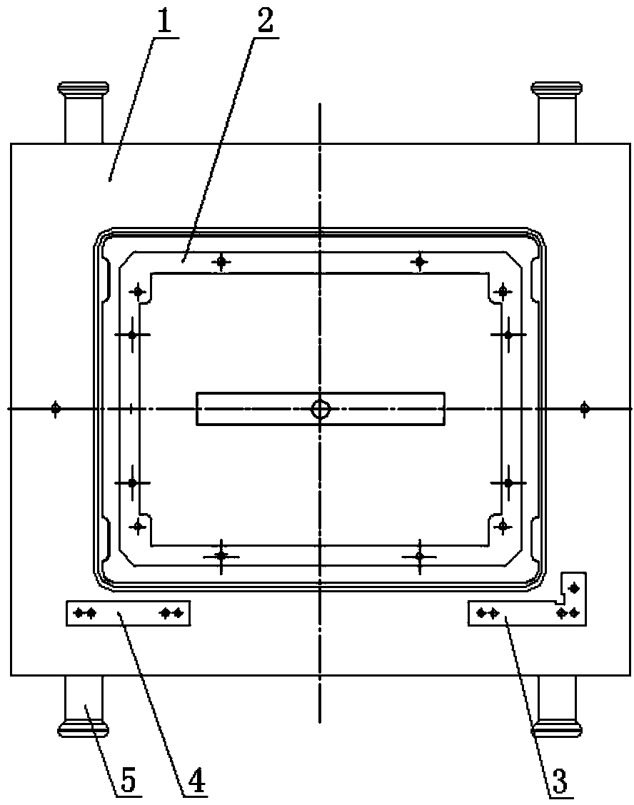 Polyurethane lining die of AMF sand box and manufacture process of die