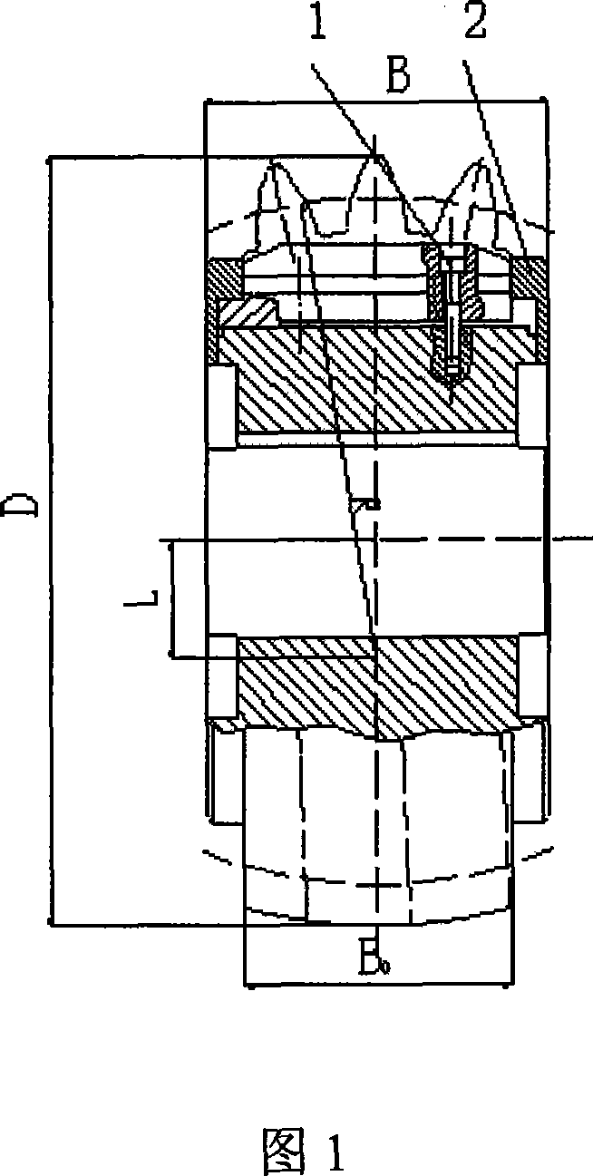 Ellipsoidal ring gear hob