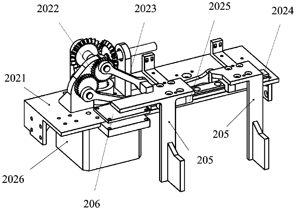 Catheter guide wire propelling device of interventional surgical robot