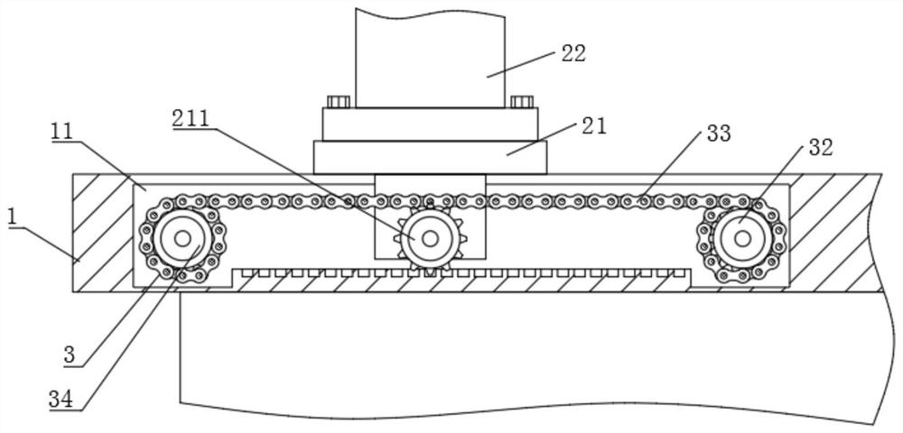 Tubular hardware polishing device and using method thereof