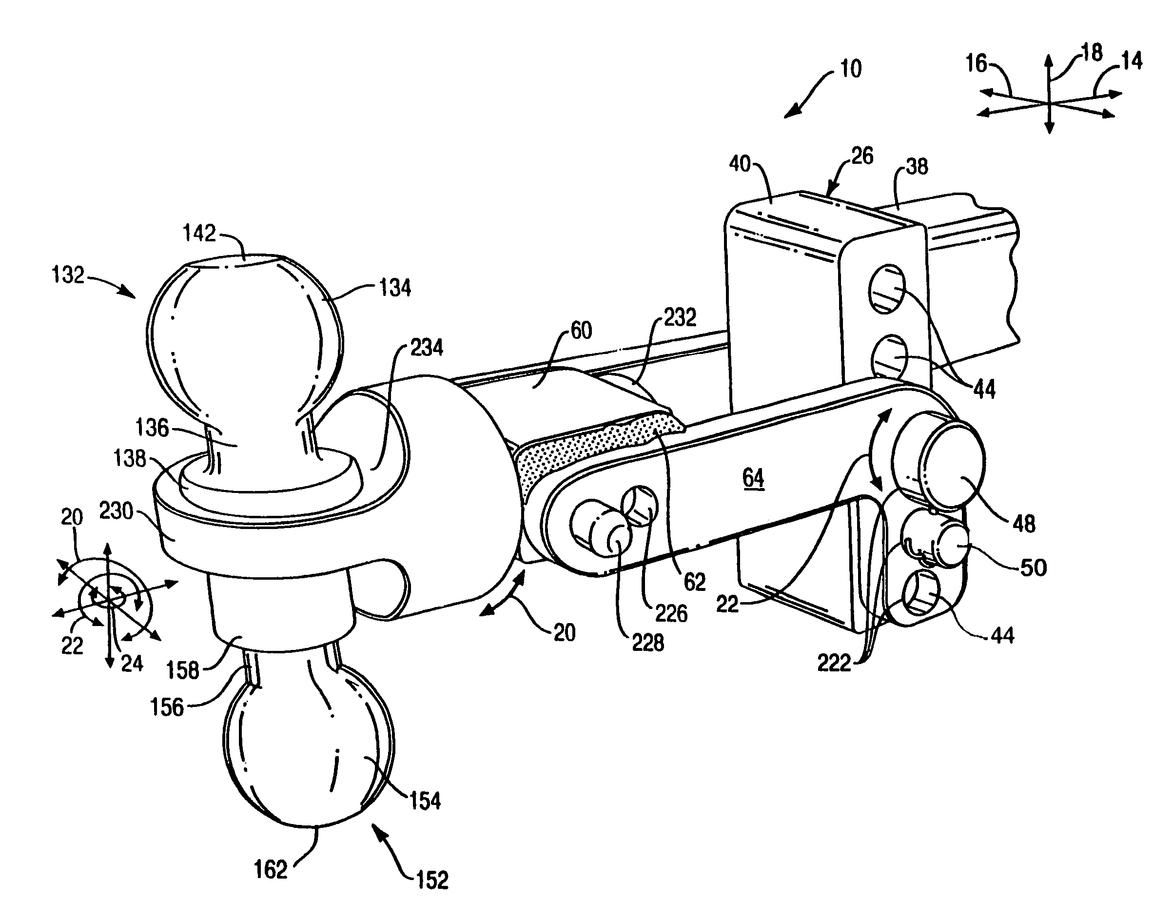 Pivoting, underslung, stowaway, receiver hitch