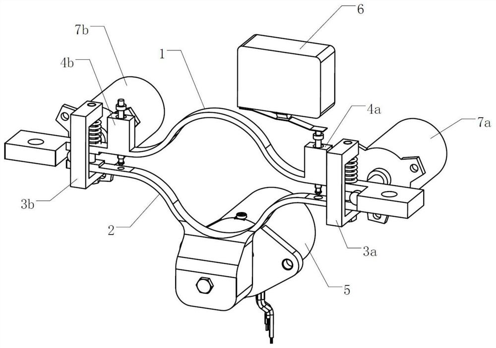 Stable hanging and separating mechanism of pod rod for spacecraft